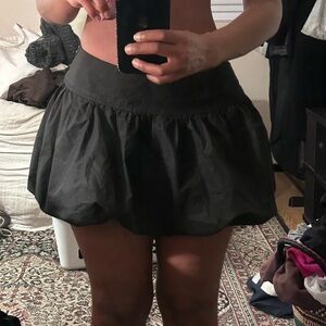 Mini Cotton Bubble Skirt